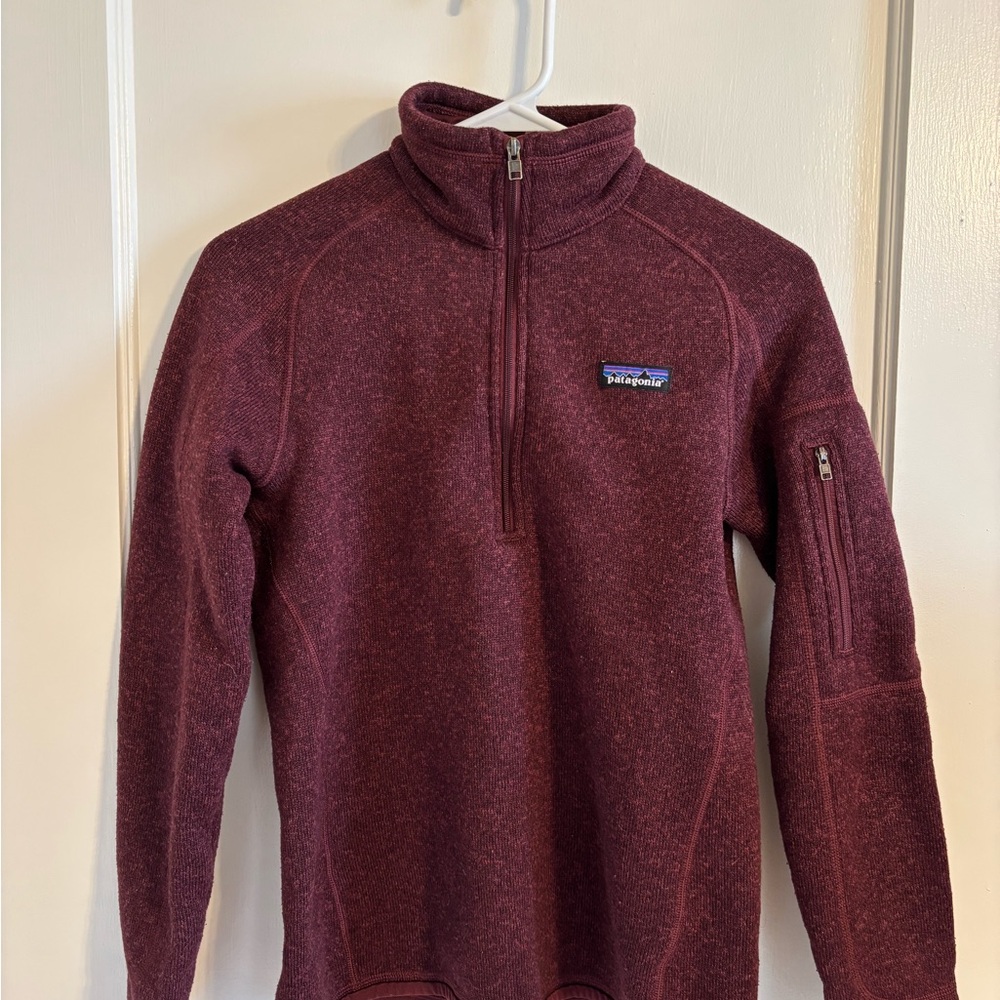 Patagonia Maroon/Burgundy Fleece Jacket